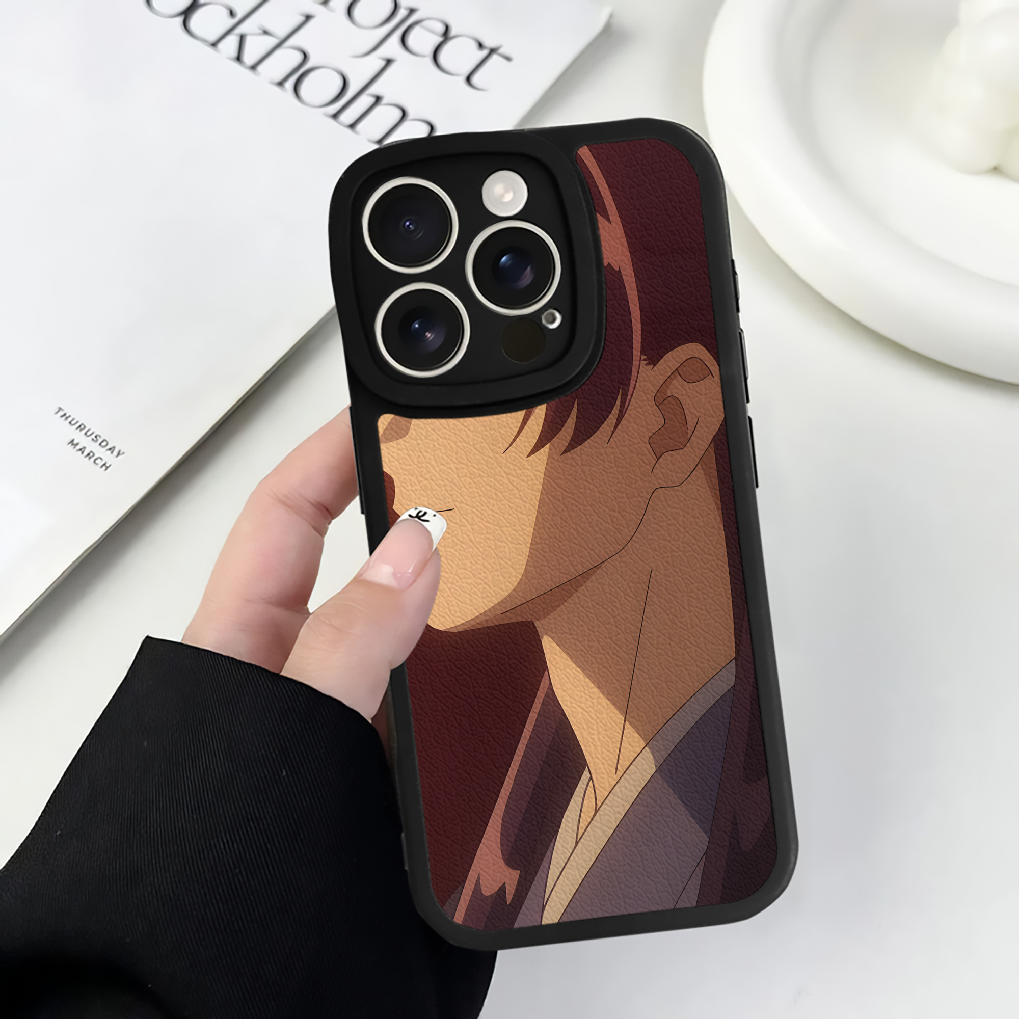 薬屋のひとりごと The Apothecary Diaries 【iPhone 16シリーズ対応】シリコンスマホケース（レザー調） 材質：シリコン